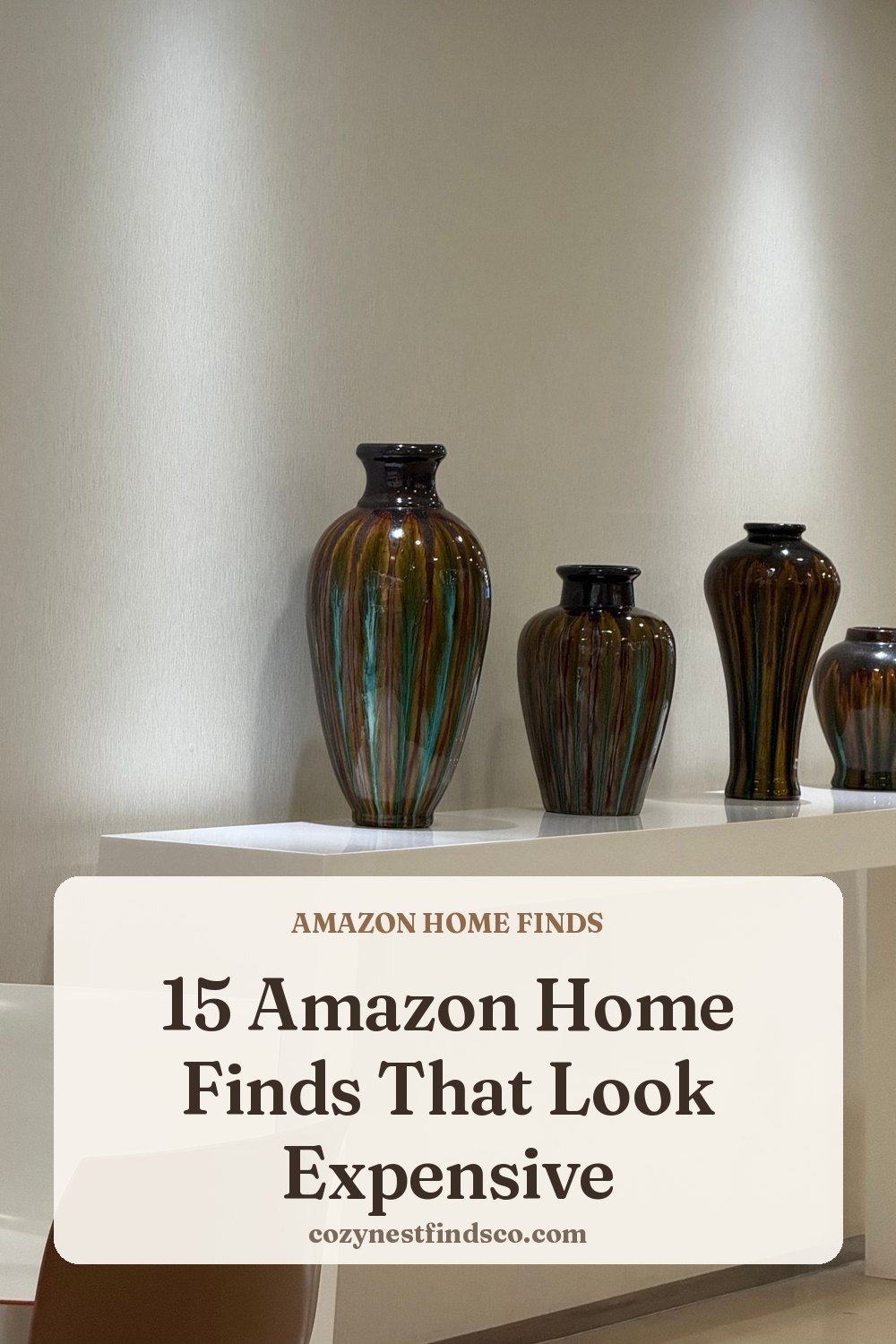 15 Amazon Home Finds That Look Expensive: pin image for Pinterest